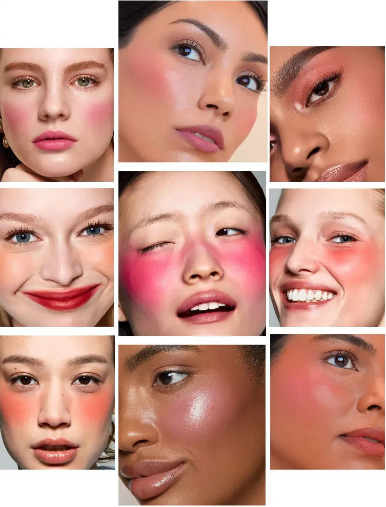 Blush Stick, batom, sombra maquiagem